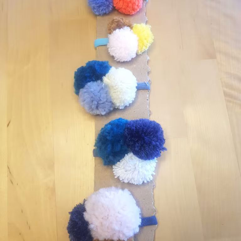 Elastique à cheveux - Pompon