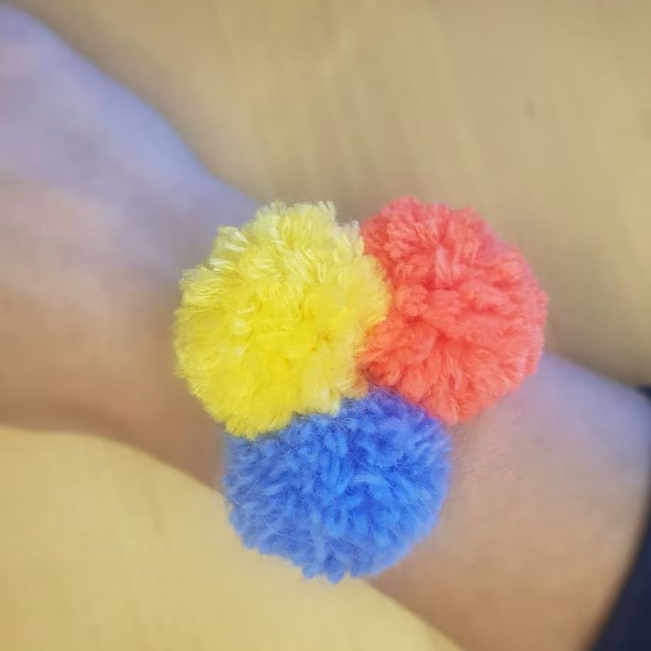 Elastique à cheveux - Pompon