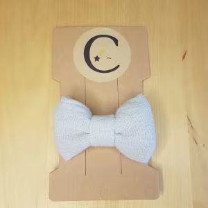 Noeud à cheveux - Elastique - Gaze de coton