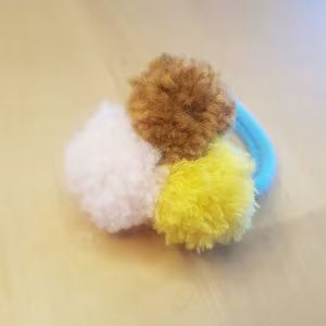 Elastique à cheveux - Pompon
