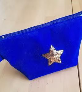 Grande trousse rectangle velours