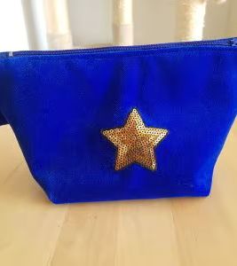 Grande trousse rectangle velours