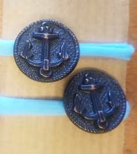 Lot de 2 élastiques "bouton" à cheveux
