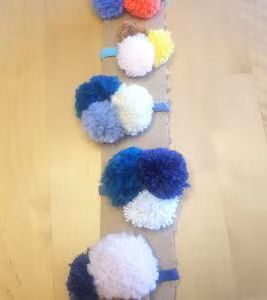 Elastique à cheveux - Pompon