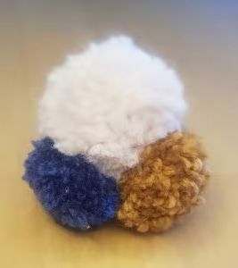 Elastique à cheveux - Pompon