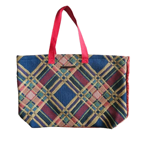 Grand sac cabas en tissu d'ameublement