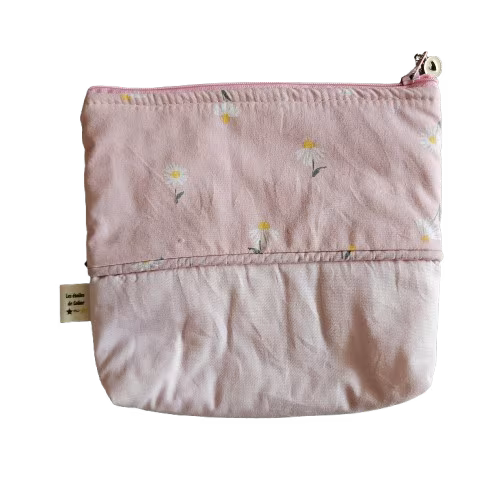 Trousse bi-couleur plate