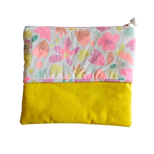 Trousse bi-couleur plate