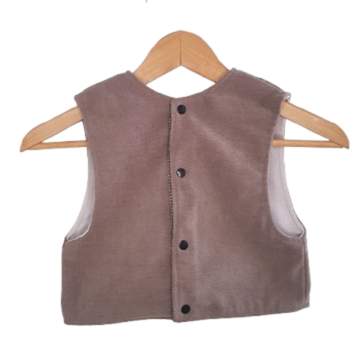 Gilet de berger enfant réversible