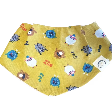 Bavoir bandana triangle