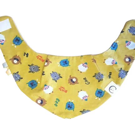 Bavoir bandana triangle