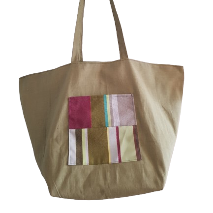 Grand sac cabas carré
