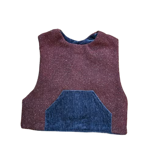 Gilet de berger enfant réversible