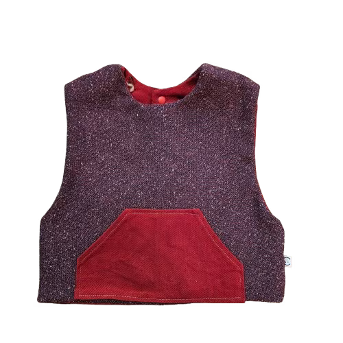 Gilet de berger enfant réversible