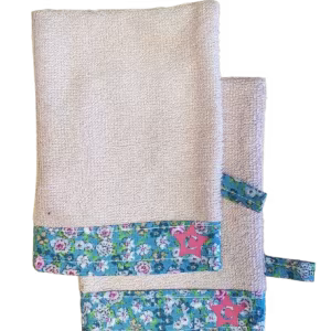 Lot de 2 gants de toilette d'apprentissage