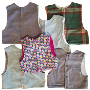 Gilet de berger enfant réversible