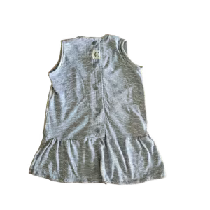 Robe taille basse argentée