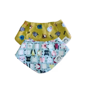 Bavoir bandana triangle