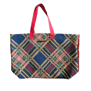 Grand sac cabas en tissu d'ameublement
