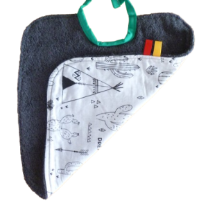 Bavoir Grande taille - Premiers Repas - rectangle