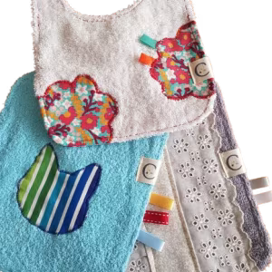 Bavoir bébé rectangle 1er âge