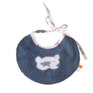 Bavoir bébé rond 1er âge