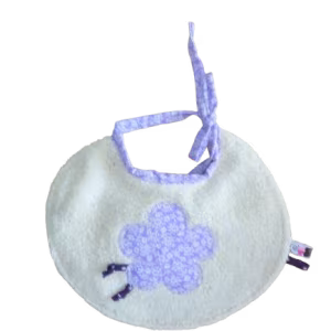 Bavoir bébé rond 1er âge