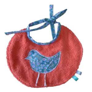 Bavoir bébé rond 1er âge