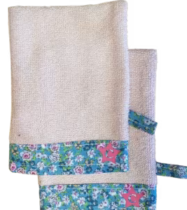 Lot de 2 gants de toilette d'apprentissage