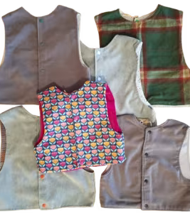 Gilet de berger enfant réversible