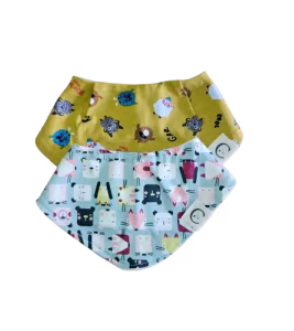 Bavoir bandana triangle