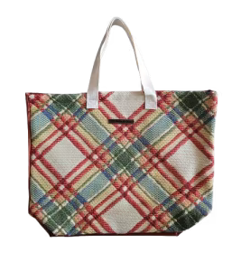 Grand sac cabas en tissu d'ameublement
