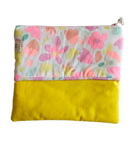 Trousse bi-couleur plate