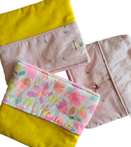 Trousse bi-couleur plate