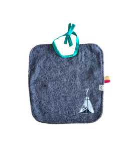Bavoir Grande taille - Premiers Repas - rectangle