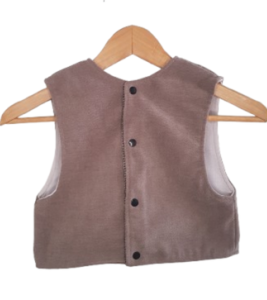 Gilet de berger enfant réversible
