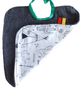 Bavoir Grande taille - Premiers Repas - rectangle