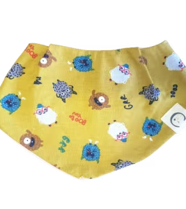 Bavoir bandana triangle