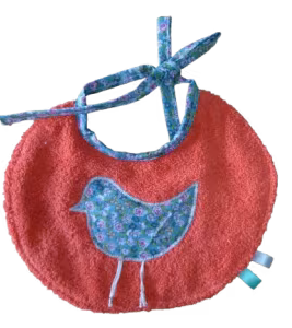 Bavoir bébé rond 1er âge